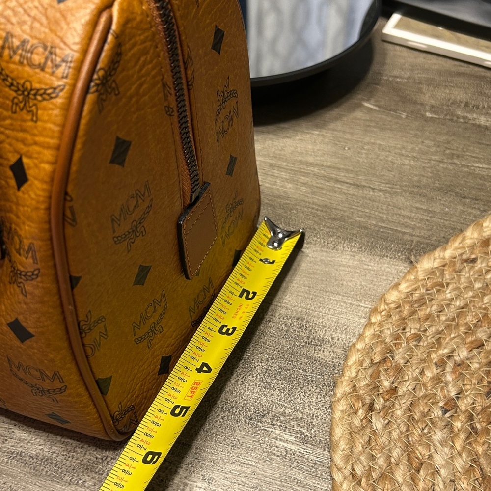 175. MCM Cognac Boston  Bag - Picture 16 of 16